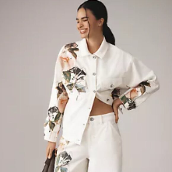 Weston Denim Boyfriend Jacket by Pilcro: Leigh Viner Edition - Size Small - NWT